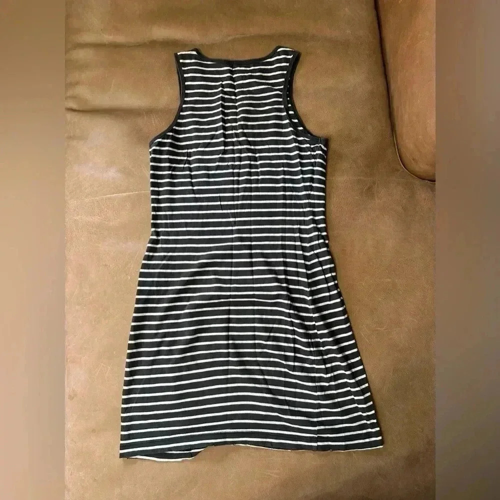 Current/Elliott The Louella Tank Striped Dress Size 0 - XS - Picture 7 of 8